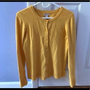 Merona women’s yellow cardigan